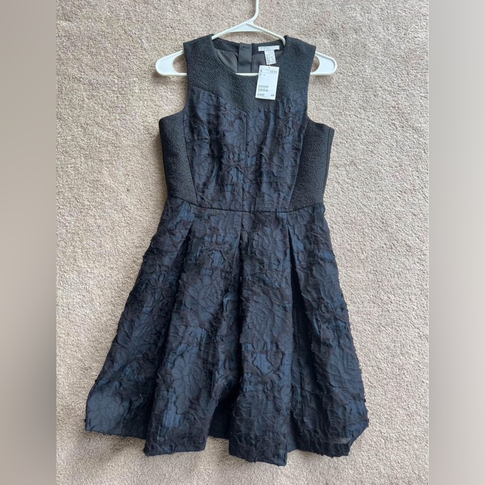 Black Textured Dress